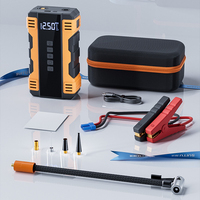 Gonfleur de pneus portable avec manomètre numérique, pompe à air ABS monocylindre 14,8 V pour produits gonflables