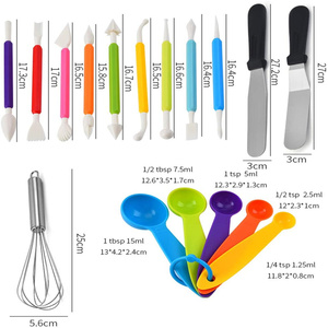 도매 66피스 케이크 턴테이블 세트 맞춤형 홈 베이킹 도구 노즐 크림 파우치 케이크 장식 턴테이블 - Product Image 4