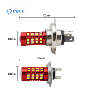 ไฟหน้ารถ H4 LED 3030 36SMD ไฟตัดหมอกเลนส์โฟกัสความสว่างสูงอลูมิเนียมใหม่6500K สำหรับลำแสงต่ำมาก - Product Image 2