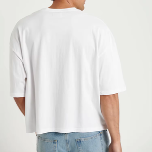 Camiseta OEM 100% Algodón 240GSM - Muestra Rápida, Corte Amplio, Estilo Crop, Impresión Gráfica Personalizada - Product Image 3