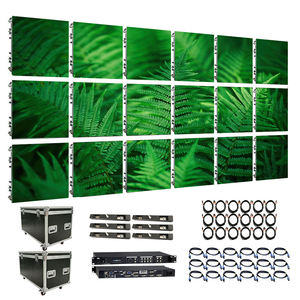 Pantalla LED Volumétrica de Pared de Video de 43 Pulgadas, Curva Personalizada, Tipo Tríptico, con Superficie de Mesa Cilíndrica, P3.91, de Primera Calidad, en Venta - Product Image 1