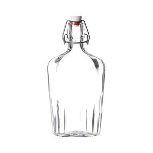 Vente chaude 250ml 375ml 500ml Flasques en verre Bouteille de <span class=keywords><strong>whisky</strong></span> et de liqueur avec bouchon hermétique Bouteille en verre à bouchon basculant pour <span class=keywords><strong>sirop</strong></span> <span class=keywords><strong>d</strong></span>'<span class=keywords><strong>érable</strong></span> - Product Image 1