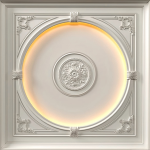 Plaque décorative <span class=keywords><strong>de</strong></span> <span class=keywords><strong>plafond</strong></span> pour lustre <span class=keywords><strong>de</strong></span> luxe, design moderne pour maison, roseau <span class=keywords><strong>de</strong></span> <span class=keywords><strong>plafond</strong></span> décoratif <span class=keywords><strong>en</strong></span> mousse <span class=keywords><strong>de</strong></span> polystyrène EPS - Product Image 4