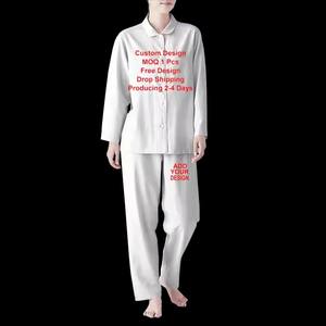 <span class=keywords><strong>Pigiama</strong></span> da <span class=keywords><strong>Uomo</strong></span> Personalizzato Stampa su Richiesta Set Manica Lunga e Pantaloni Lunghi in Poliestere - Product Image 2