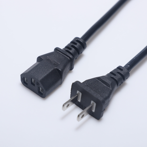 Nhật Bản 2 pin cắ<span class=keywords><strong>m</strong></span> <span class=keywords><strong>m</strong></span>áy tính xách tay <span class=keywords><strong>m</strong></span>àu đen cáp điện <span class=keywords><strong>m</strong></span>áy tính Nhật Bản C13 AC dây điện <span class=keywords><strong>m</strong></span>ở rộng - Product Image 2