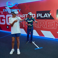 Sistema de Realidad Virtual Turnkey Free Roam, Solución de Juego de Disparos Multijugador para Parques de Realidad Virtual, Proyecto de Entretenimiento FEC