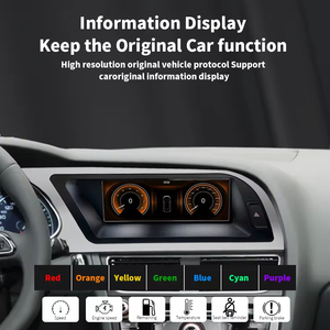 8.8 inci CarPlay nirkabel <span class=keywords><strong>Android</strong></span> Auto Radio mobil pemutar Dvd Multimedia layar sentuh untuk Audi A4 B8 S4 A5 S5 GPS 8581 8 + 128GB - Product Image 6