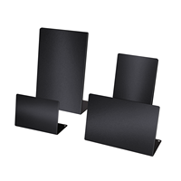 Support magnétique de bureau pour tableau d'affichage, présentoir magnétique en métal noir pour tableau magnétique sphérique