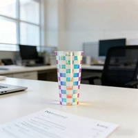 Gobelet transparent en PP de qualité alimentaire, durable, résistant à la chaleur, 90 mm, 90-700 ml, pour boissons chaudes et froides, avec logo personnalisé, en gros