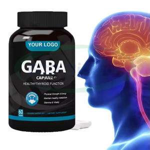 Ausreson <span class=keywords><strong>GABA</strong></span> 5-HTPカプセル健康睡眠OEMサプリメント500mg有機L-テアニンガバカプセル - Product Image 1