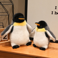 Peluche réaliste de pingouin empereur bébé, jouet en peluche animal, cadeau pour enfants, vente en gros personnalisée, usine de jouets en peluche