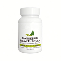 Capsules de magnésium à absorption élevée, utilisées pour la relaxation musculaire, le soutien du sommeil, la santé cardiaque, la supplémentation en métabolisme énergétique