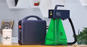 Cổ phiếu có sẵn G2 xách tay cầm tay nhà sợi Laser đánh dấu máy 20W 30W 50W hỗ trợ DXF/PLT/ai/BMP/DWG/DST định dạng - Product Image 2