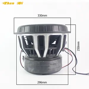 Nhà Máy OEM Bán Hàng Trực Tiếp 1 Ohm Rms 3000W 12 Inch Xe Loa Siêu Trầm Loa 3 Nam Châm Max Power 6000W Xe Loa