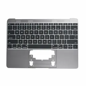 Toptan için klavye ile top durumda macbook retina A1534 2015 palmrest C kapak