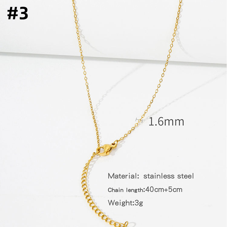 3.Chaîne O-1,6 mm-Or