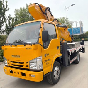 Новая дизельная Ручная гидравлическая платформа ISUZU, высота грузовика 32 м для обслуживания линии электропередачи - Product Image 4