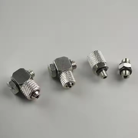 Direct Pneumatique Cuivre Nickelé 8mm Mini Métal Connexion Rapide Serrure Nouvelle Condition Air Tuyau Connecteur Raccords