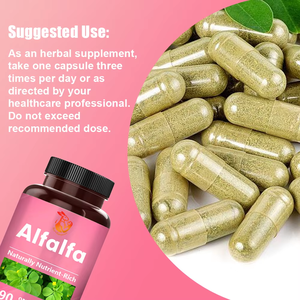 Complément minéral de haute qualité : Capsules d'alfalfa pour adultes – Améliore le système immunitaire et soutient la santé digestive – 90 gélules - Product Image 4