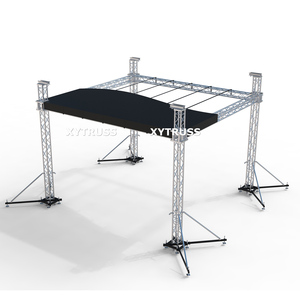 Precio bajo de fábrica personalizado 7x7x5m Truss de aluminio para escenario Techo plano con cubierta de PVC - Product Image 5