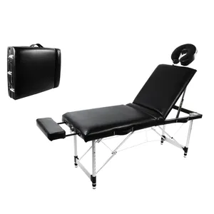 Großhandel PU faltbare Massage tische Mini tragbare Tattoo Tisch mit Trage tasche