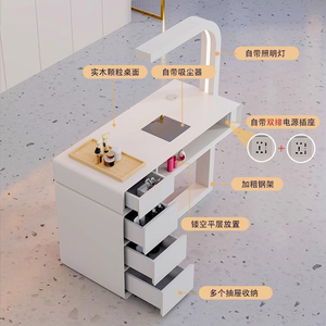 Hot Sale Single Manicure Table and Chair Set Professional <b>Nail</b> Table with Vacuum Cleaner Table Manicure for <b>Nail</b> Salon - Product Image 3