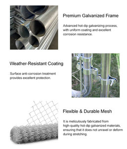 Clôture en fil barbelé en promotion, panneaux de clôture sur mesure, panneaux de clôture à mailles losangées robustes pour l'extérieur, pour l'isolation régionale - Product Image 6