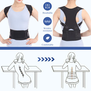 Corrector de postura Lumbar de goma de neopreno ajustable, soporte de espalda para alivio del dolor de <span class=keywords><strong>Jorobado</strong></span> y espalda baja - Product Image 2