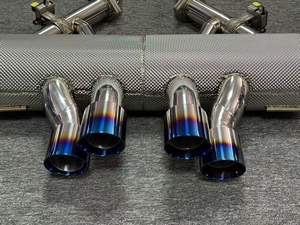 Nouvel échappement Valvetronic Bleu <span class=keywords><strong>Hetu</strong></span> G87 M2 pour 3.0T en acier inoxydable à sortie centrale, améliore les performances, garantie 1 an, remplacement - Product Image 6