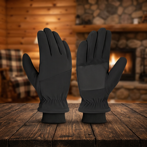 Gants de ski en cuir imperméables, coupe-vent, chauds, pour snowboard, antidérapants, pour cyclisme, moto, sports de plein air - Product Image 3