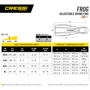 Pinne da Snorkeling per Bambini a Forma di Rana in Fibra di Carbonio e Silicone CRESSI Modello BF1950 Made in Italy per Nuoto e Immersioni - Product Image 5