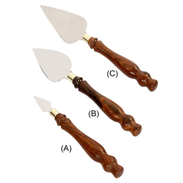 CU-1005 Stainless Steel Sampling Spear with Brass Tip & Wood Handle by EXPORT CORPORATION
