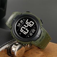 Skmei Luxus Dual Time Countdown Alarm Datum Led Display Hot Selling Mode Sport Männer Relojes Digital Plastic Uhren