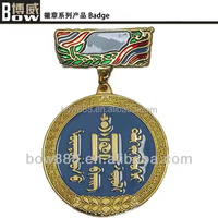 Laiton Souvenir Trophée Personnalisé Métal Placage Métal Personnalisé Folk Art Conception Libre Robot Médaille Récompenses Médailles Sports Personnalisés