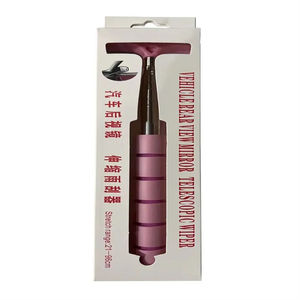 อุปกรณ์ทำความสะอาดกระจกรถยนต์แบบยืดหดได้สองด้าน ยี่ห้อ LM สีฟ้า วัสดุ PP+TPR สำหรับขายส่ง - Product Image 4