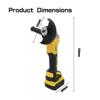 Vente d'usine Meuleuse d'angle sans fil sans balais à grande vitesse 8500 tr/min 100 mm 1400 W Fonctionnant sur batterie Industrielle Bricolage Polissage