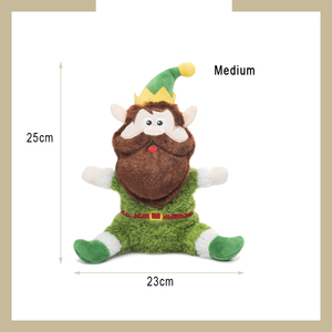Noel noel baba kaliteli sıcak satış özelleştirilmiş çiğnemek sevimli köpek oyuncak yeni gelenler - Product Image 4