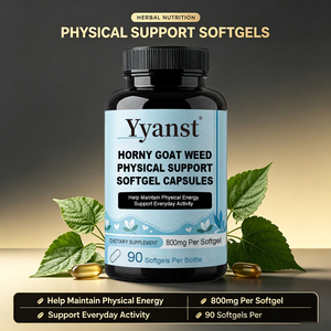 Gélules de 800 mg de Horny Goat Weed, 90 pièces, Soutien Énergétique Quotidien, Améliore la Force Physique et l'Activité, Nutrition à Base de Plantes, OEM - Product Image 2