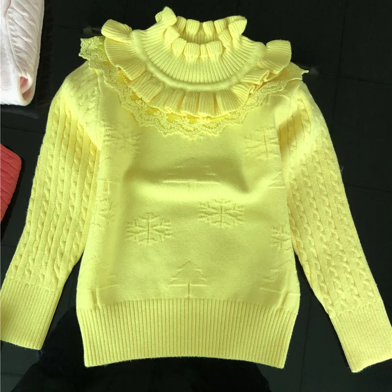 Diseños de suéter para niñas, paños de moda de lana hechos a mano, diseño de suéter para niña