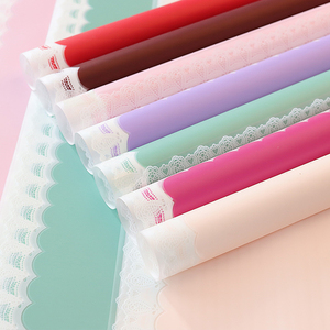 Papel de Envolver para Ramos de Flores, Decorativo, con Borde de Seda, Impermeable, Mate, con Flecos, Nuevo - Product Image 1