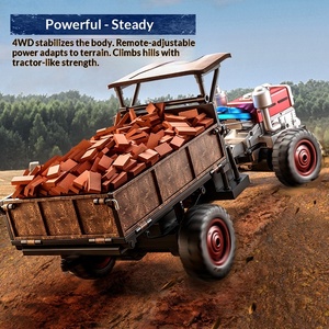JJRC C8836 Nouveau <span class=keywords><strong>Tracteur</strong></span> de Simulation à l'Échelle Réelle, Quatre Roues Motrices, avec Fonction de Pulvérisation, Voiture Électrique en Plastique pour Garçons de 7 à 14 Ans, Modèle Fermier Sans Télécommande - Product Image 3