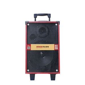 Altavoces de madera de alta potencia <span class=keywords><strong>Koda</strong></span> de 10 pulgadas, altavoz portátil para fiesta, altavoz portátil de madera, Control remoto inalámbrico - Product Image 1