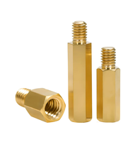 Kit de Sujetadores de Latón Macho y Hembra con Rosca Hexagonal Lisa para Montaje de Placa Base de PC, PCB y Ensamblaje de Caja de Ordenador