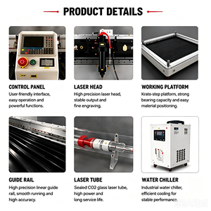 Professional 1325 CO2 Laser Engraver <b>Machine</b> 150W Large Size Laser Cutter for Acrylic Wood Rubber Fabric Leather - Product Image 4