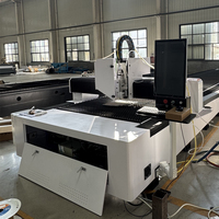 3000x1500 Machine de découpe laser à fibre CNC de bureau Machine de tour CNC en métal automatique