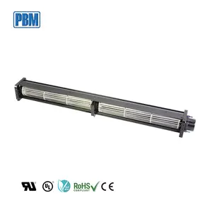 Pbm DC 24V 580x60 mét 34dB(A) Mức độ âm thanh tiếng ồn thấp đôi dòng chảy chéo động cơ quạt cho thang máy