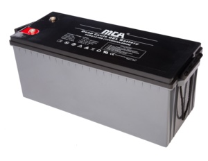 แบตเตอรี่โซลาร์เซลล์แบบแห้งคุณภาพสูง 12V 200Ah แบบปิดผนึก เหมาะสำหรับระบบสำรองไฟ (UPS) อุปกรณ์อิเล็กทรอนิกส์สำหรับผู้บริโภค และเครื่องมือไฟฟ้า - Product Image 1