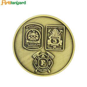 مباشرة بيع التنغستن عملة ذهبية تصميم مخصص تذكارية التنين حظا سعيدا عملات - Product Image 2