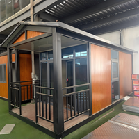 Casa Contenedor Prefabricada de Ensamblaje Rápido con Conexión por Pernos, Cafetería Desplegable para Bar de Café y Tienda de Bebidas Espresso