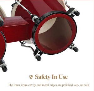 Los Mejores Tambores Bongo de 6.5\" y 7.5\" Congas para Niños, Adultos, Principiantes, Instrumento de Percusión Profesional de Madera (BOG105D) - Product Image 3